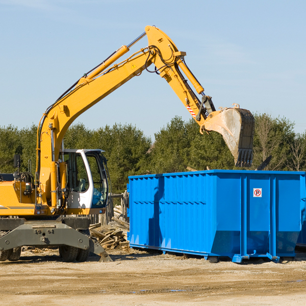 what are the rental fees for a residential dumpster in Strafford